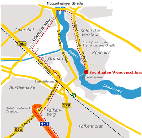 Anfahrtsplan Wohnmobilstellplatz