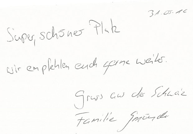Gästebuch